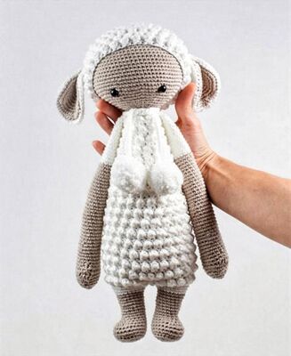 Un buen precio. Juguete de animales de gancho hecho a mano de 35 cm, algodón de hilo para niños regalo con impresión / bordado, bajo MOQ en línea