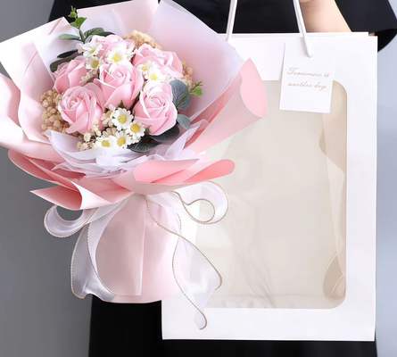 Un buen precio. Boquete de flores de jabón seco eterno Eco-amigable de larga duración para el Día de la Madre Día de San Valentín Graduación y boda en línea