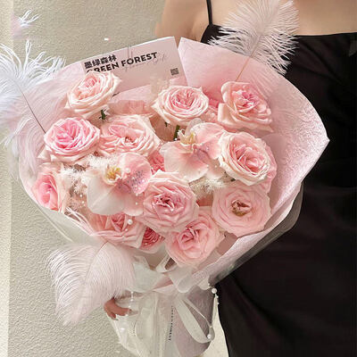 Un buen precio. Buquet de flores de jabón hechas a mano de lujo Rosa mezclada Girasol Magnolia Polyester Modelo de flor artificial Buquet de regalo moderno para el cumpleaños La boda La decoración de las fiestas de San Valentín en línea