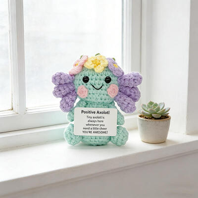 Un buen precio. Crochet Wool Sea Fish Plush Doll Handmade for Cute Sea Creature Gift en línea