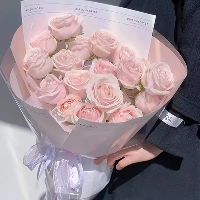 Un buen precio. Flores artificiales hechas a mano perfumadas Regalos para el día de San Valentín Precios al por mayor personalizables Bouquet de flores de jabón de alta calidad en línea