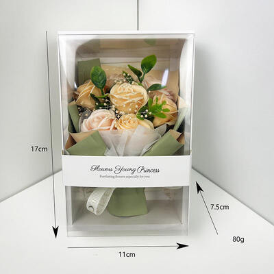 Un buen precio. Realizada a mano Tanabata Rosa Eterna Jabón Bouquet de Flores Caja de Regalos 17×12×5cm Jabón artesanal Regalo Floral para San Valentín Regalo de Fiestas en línea