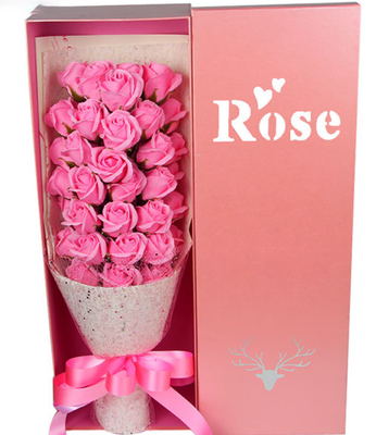 Un buen precio. Fábrica de regalos de San Valentín 33 Multicolor Rosa jabón Bouquet de flores para regalos Flores artificiales Decoración del hogar en línea