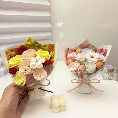 Un buen precio. El mejor vendedor de jabón natural de flores rosa para Navidad y San Valentín, perfecto para cumpleaños y bodas en línea