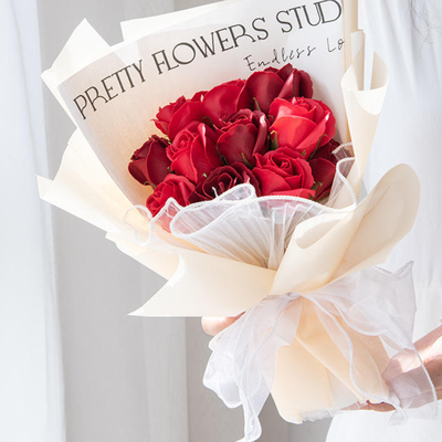 Un buen precio. Venta caliente Flor de jabón artificial Día de la madre Regalo del día de San Valentín Ramo de jabón Rosa Caja de regalo hecha a mano Flores en línea