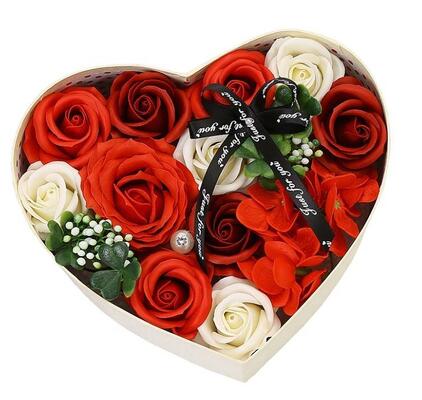 Un buen precio. Venta al por mayor de jabón hecho a mano para el día de San Valentín Regalo a granel Logotipo personalizado Embalaje Jabón presente con selección multicolor en línea