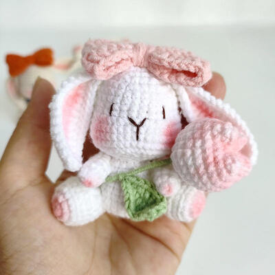 Un buen precio. Pequeño de gancho animal de punto suave Amigurumi juguetes de Halloween Kitting Spud Tattie Muñecos de tela de algodón rellenos en línea