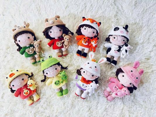 Un buen precio. Mejor vendedor para Navidad muñeca de bebé de gancho con hilados de algodón hechos a mano para mascotas en línea
