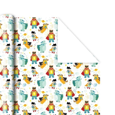 Un buen precio. Rollo de papel impreso chorro de tinta Fade Resistant 80gsm del papel de regalo en línea