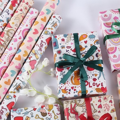 Un buen precio. chorro de tinta de papel del rollo del papel de regalo 30sqft que imprime 60gsm OEM/ODM disponible en línea