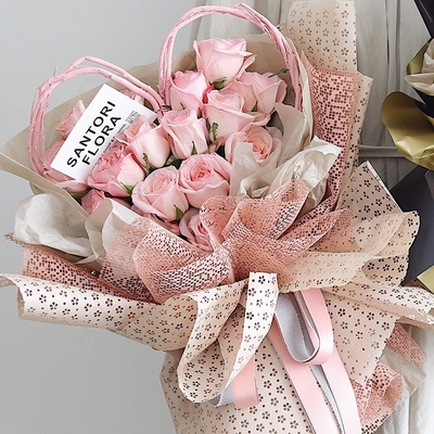 Un buen precio. la Navidad Mesh Roll decorativo del poliéster de la envoltura plástica del ramo de la flor 50cm*5Y en línea