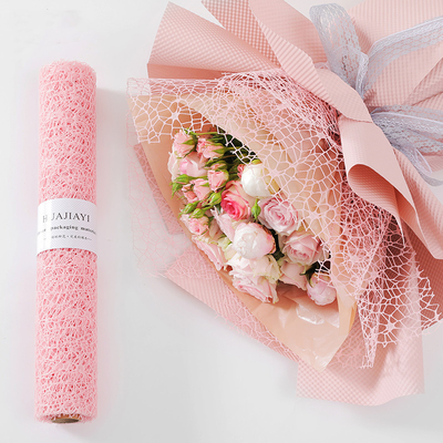 Un buen precio. Rollo impermeable 50cm*5Y del papel de Mesh Eco Friendly Florist Wrapping de la araña en línea