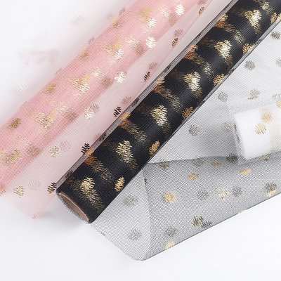 Un buen precio. 50cm*5Y Mesh Wrap floral polivinílico en línea