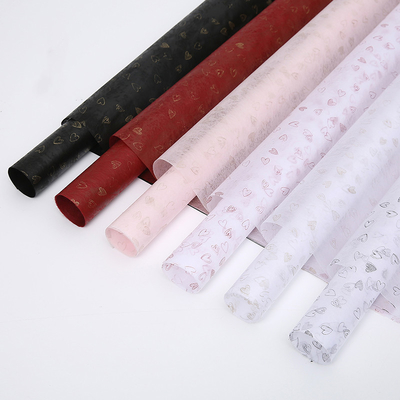 Hojas de papel no tejidas amistosas de embalaje de la flor de Eco los 60cmx60cm para el ramo