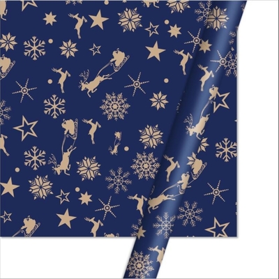 Un buen precio. Papel de embalaje de papel de la Navidad 8gsm de las hojas de embalaje del cumpleaños de la historieta de Kraft en línea