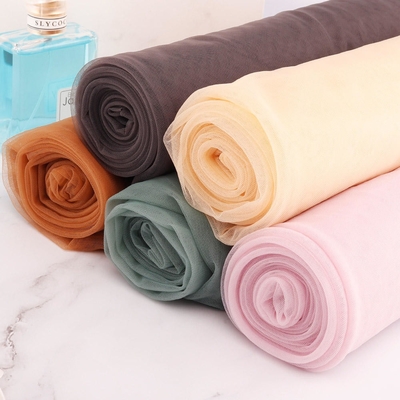 Buen precio Ilusión nupcial de alta densidad Mesh Fabric de la tela el 160cm de Tulle del vestido que se casa en línea