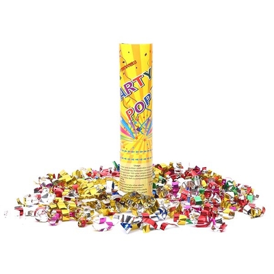 Buen precio Cañón metálico los 20cm del confeti del partido de la flámula de la hoja del oro disponibles en línea