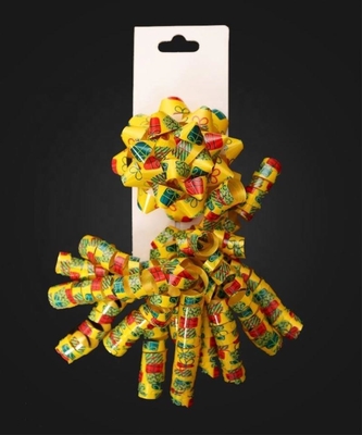 Un buen precio. arco rizado del regalo de la cinta de la cinta decorativa del papel de regalo del día de la celebración de 10m m en línea