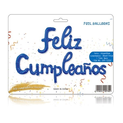 Un buen precio. La decoración de la fiesta de cumpleaños del globo de la hoja del partido del feliz cumpleaños de 8 pulgadas modificó para requisitos particulares en línea